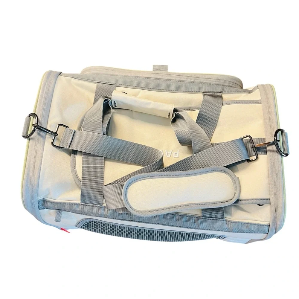 Pawaii Pet Travel Carrier Bag for Cats And Small Animals - Light Green & Gray